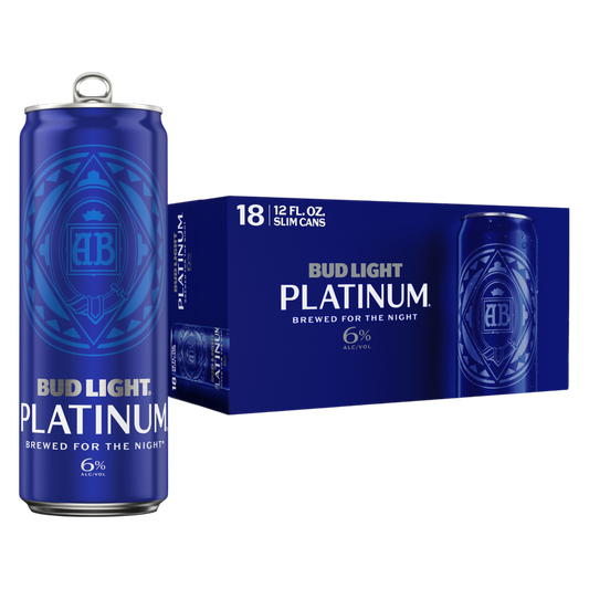 Bud Light Platinum 18pk 12oz Cans 6% ABV