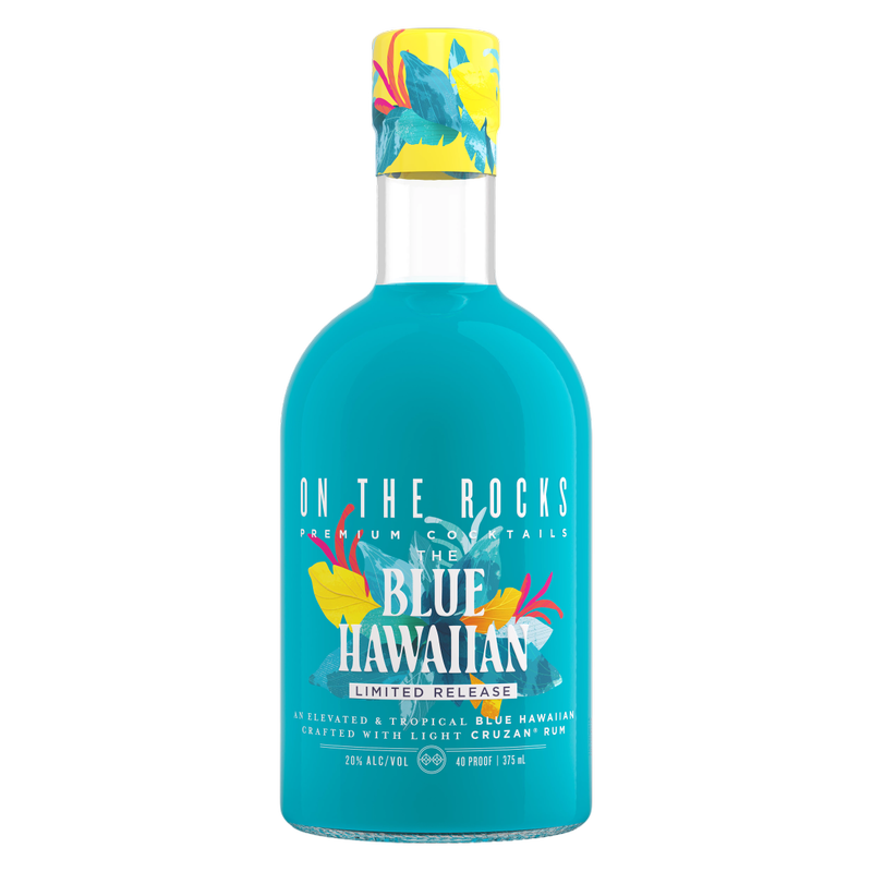 On The Rocks Blue Hawaiian 375ml 20% ABV