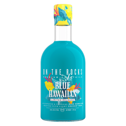 On The Rocks Blue Hawaiian 375ml 20% ABV