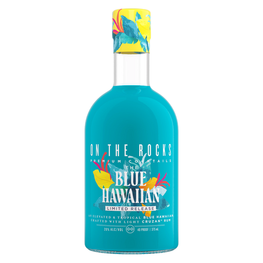 On The Rocks Blue Hawaiian 375ml 20% ABV