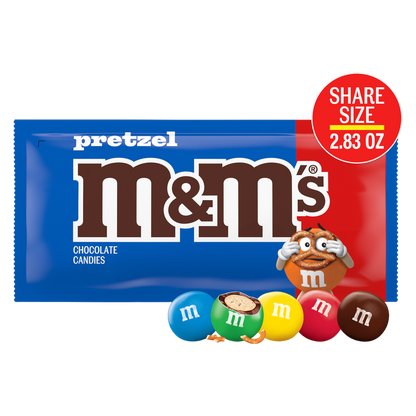 M&M's Pretzel Milk Chocolate Candies Share Size 2.83oz