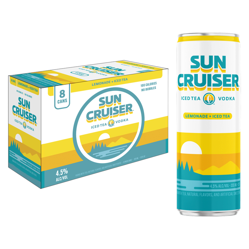 Sun Cruiser Iced Tea and Lemonade Vodka 8pk 12oz Can 4.5% ABV