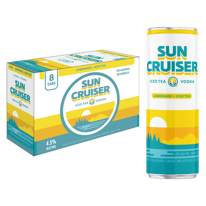 Sun Cruiser Iced Tea and Lemonade Vodka 8pk 12oz Can 4.5% ABV