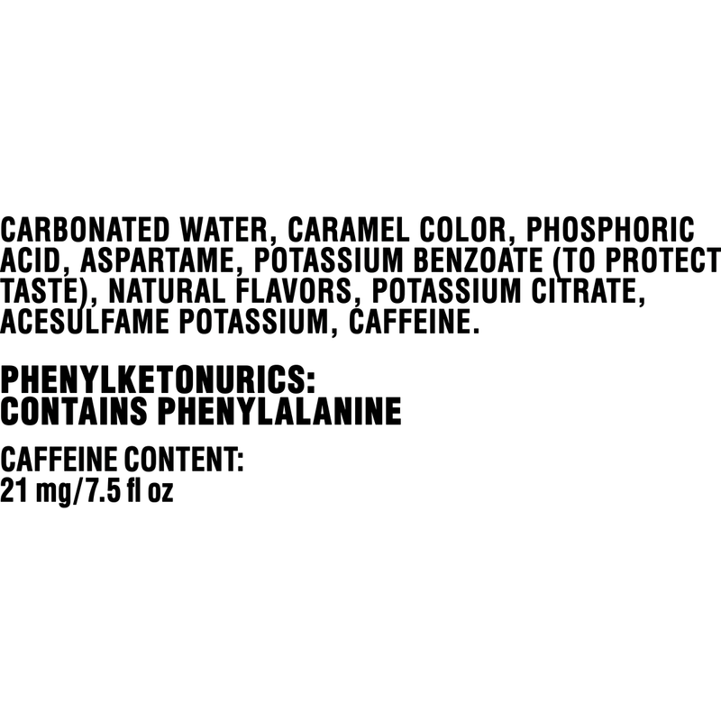 Coca-Cola Zero 6pk 7.5oz Can