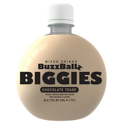 Buzzballz Biggies Chocolate Tease 1.75L 15% ABV