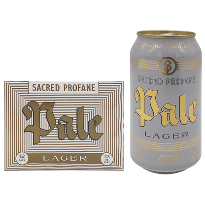 Sacred Profane Pale Lager 12Pk 12Oz Can 4.2% Abv