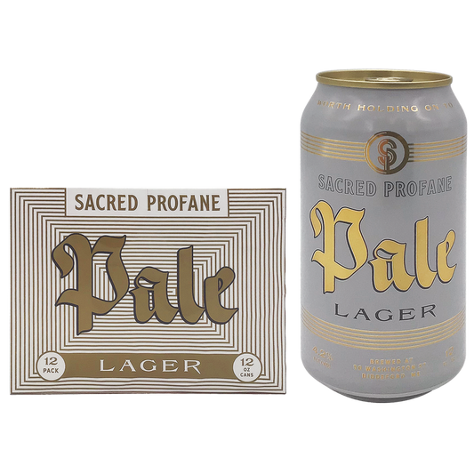 Sacred Profane Pale Lager 12Pk 12Oz Can 4.2% Abv