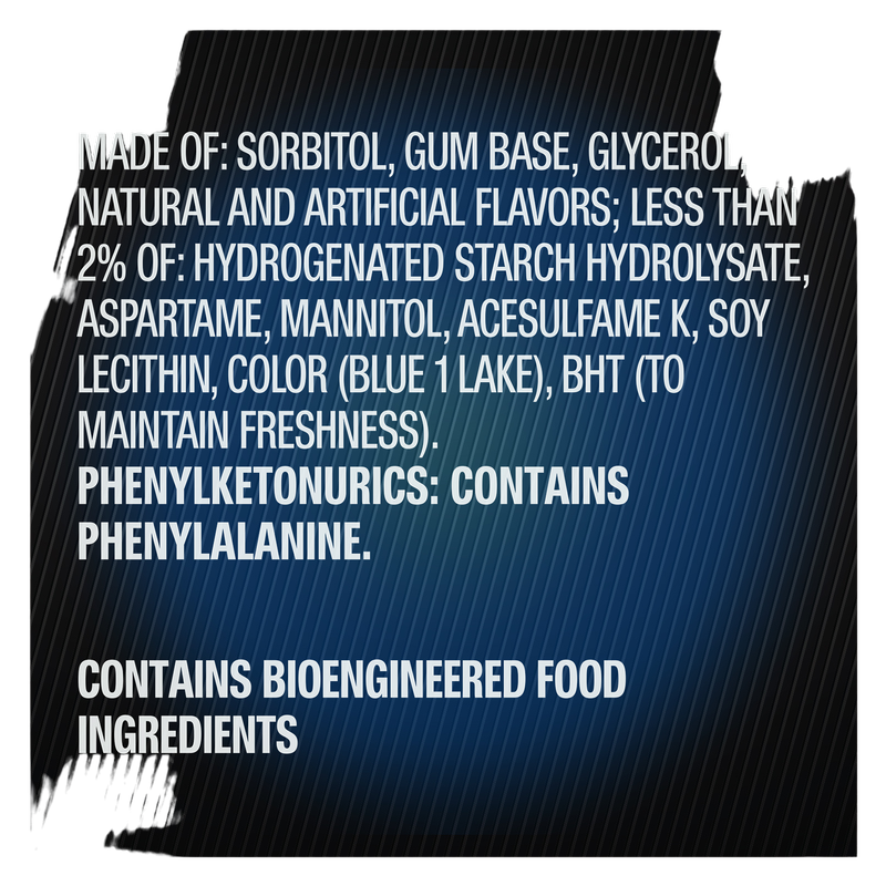 5 GUM Peppermint Cobalt Sugar Free Chewing Gum, Five Gum 35 Stick Pack