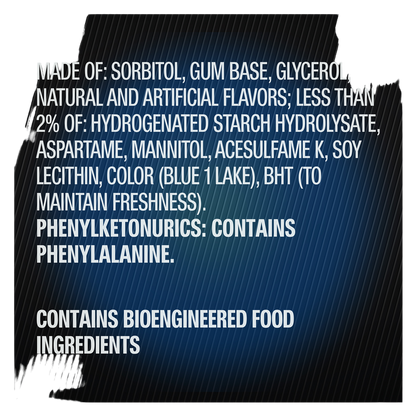 5 GUM Peppermint Cobalt Sugar Free Chewing Gum, Five Gum 35 Stick Pack