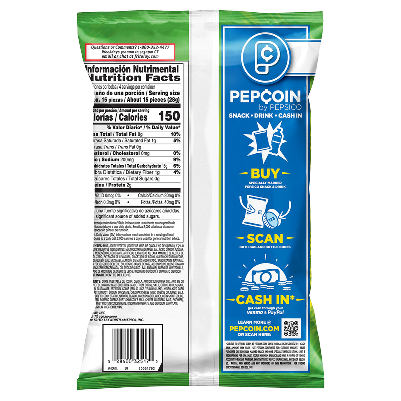 Doritos Dinamita Chile Limon Rolled Tortilla Chips, 4oz