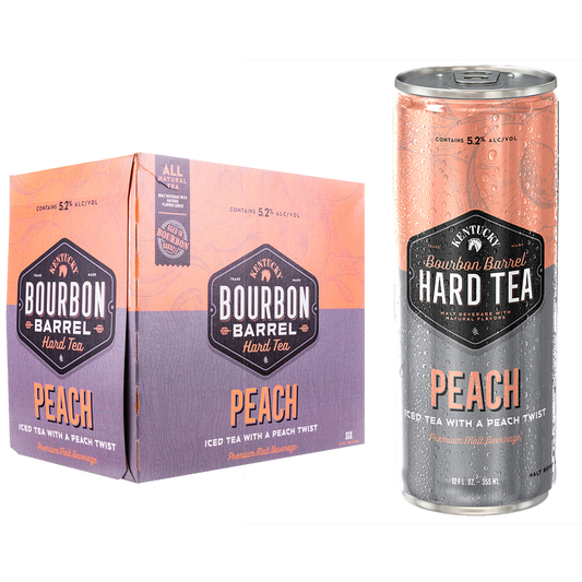 Lexington Brewing Kentucky Bourbon Barrel Hard Tea Peach 6pk 12oz Can 5.2% ABV