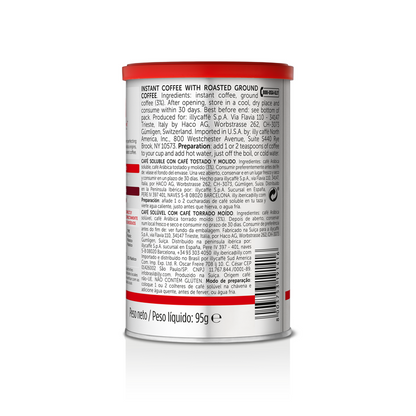 Illy Classico Instant Coffee 3.3oz Can