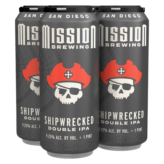 Mission Brewery Shipwrecked Double IPA (4PKC 16 OZ)