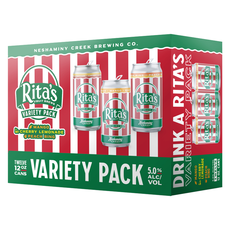 Neshaminy Creek Rita's Fruit Brews Variety 12pk 12oz Can 5.0% ABV