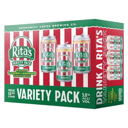 Neshaminy Creek Rita's Fruit Brews Variety 12pk 12oz Can 5.0% ABV