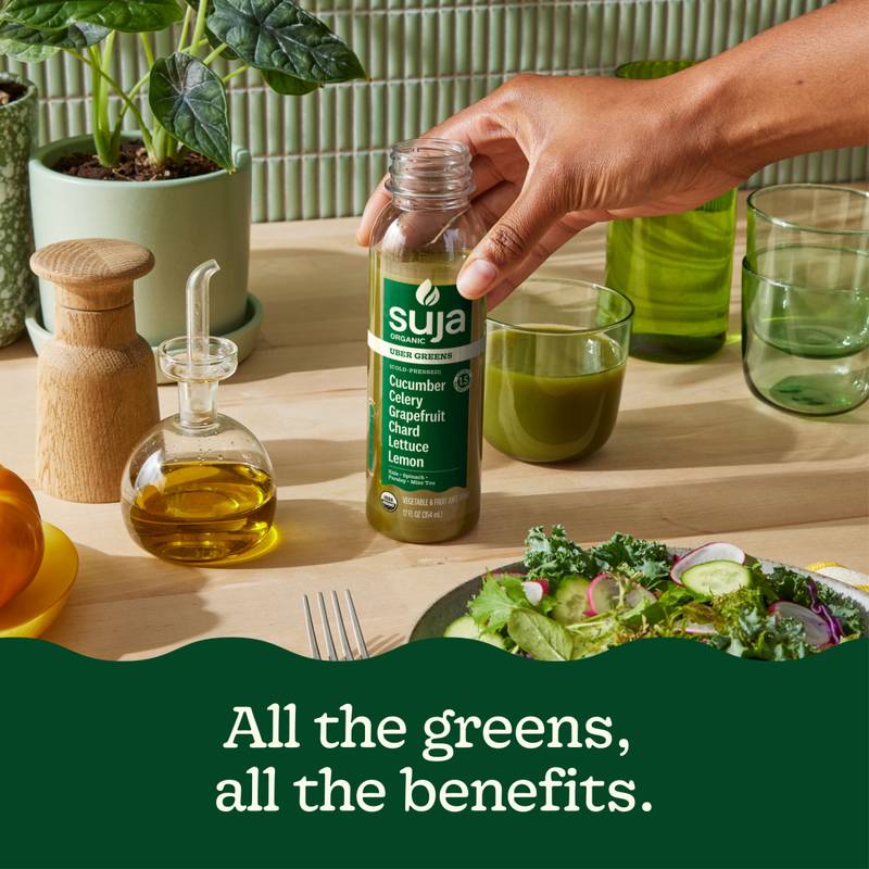 Suja Organic Uber Greens Cold Pressed Juice 12oz Btl