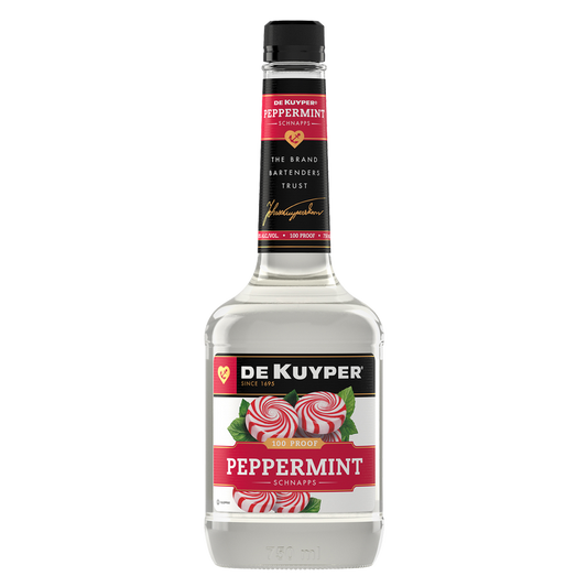 DeKuyper Peppermint Schnapps Liqueur 750ml (100 Proof)