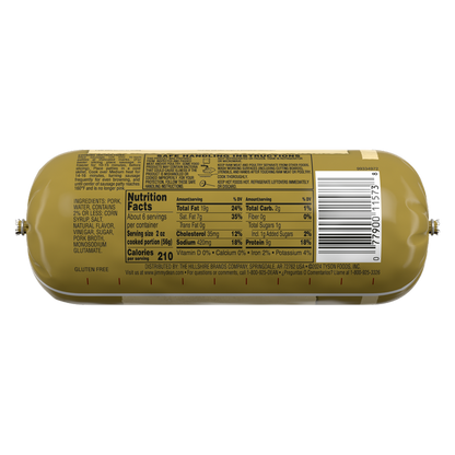 Jimmy Dean Pork Regular Breakfast Sausage Roll (Frozen) - 16oz