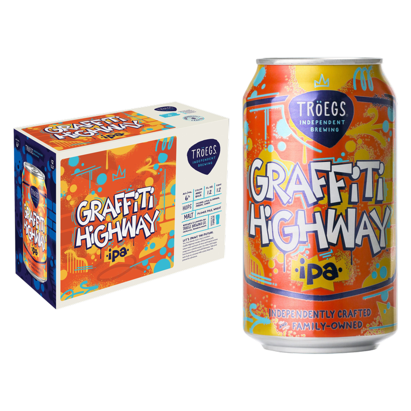 Troegs Graffiti Highway IPA 12pk 12oz Can 6.0% ABV