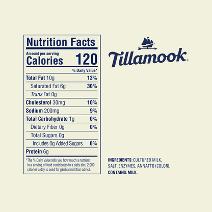 Tillamook Sharp Cheddar Cheese Loaf - 8oz