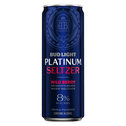 Bud Light Platinum Hard Seltzer Wild Berry 12oz Can 8% ABV