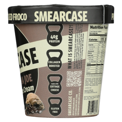 Smearcase Mocha Joe Cottage Cheese Ice Cream, 14oz Pint