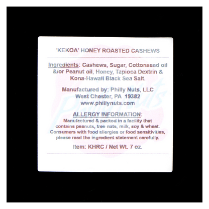 Philly Nuts Kekoa Cashews