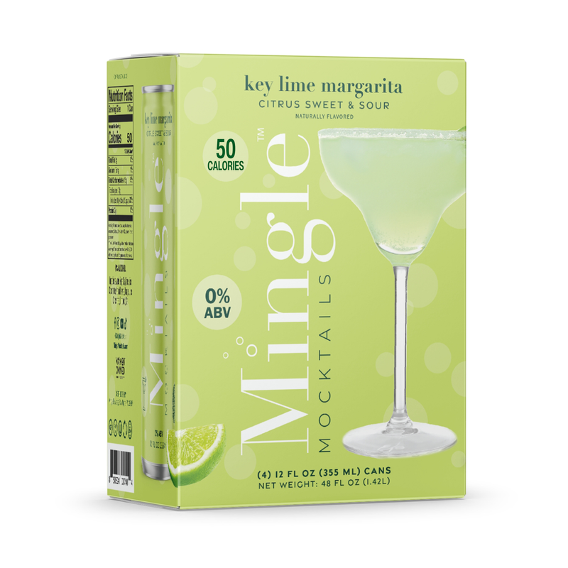 Mingle Mocktails Key Lime Margarita 4pk 12oz Can