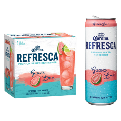 Corona Refresca Guava Lime 6pk 12oz Can 4.5% ABV