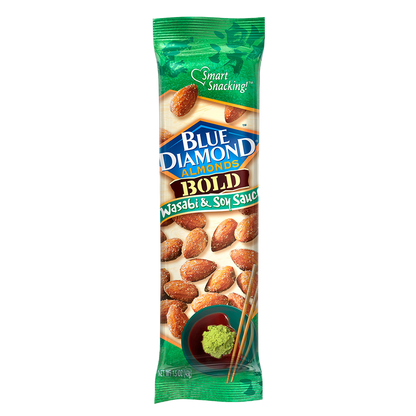 Blue Diamond BOLD Wasabi & Soy Sauce Almonds 1.5oz