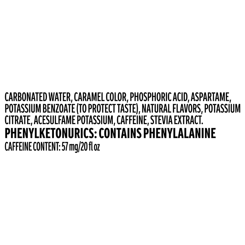 Coca-Cola Zero Sugar 20oz Btl