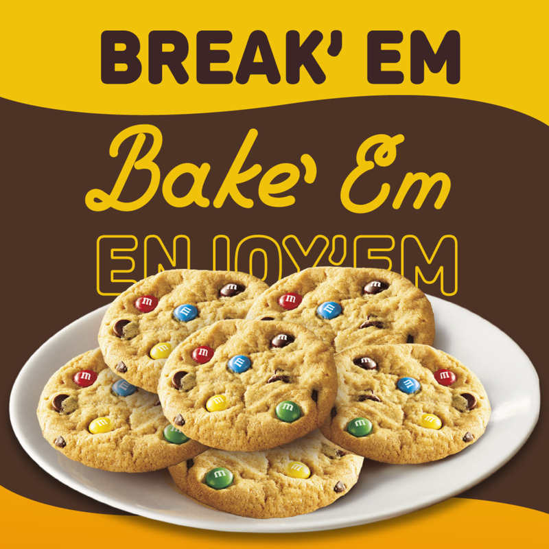 Nestle Toll House M&M's Minis Chocolate Chip Cookie Dough - 20ct/14oz