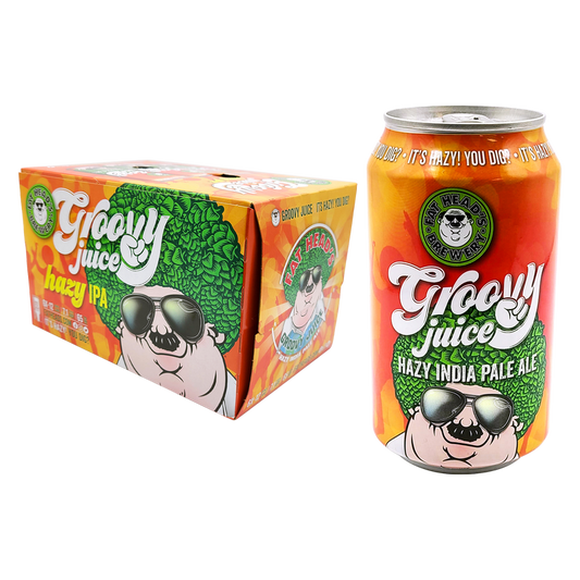 Fat Head's Groovy Juice Hazy IPA 6pk 12oz Can 7.1% ABV