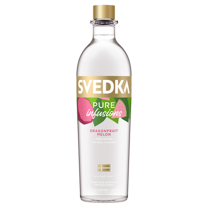 Svedka Pure Infusions Dragonfruit Melon Vodka 750ml (60 Proof)
