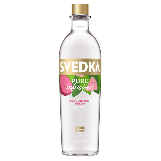 Svedka Pure Infusions Dragonfruit Melon Vodka 750ml (60 Proof)