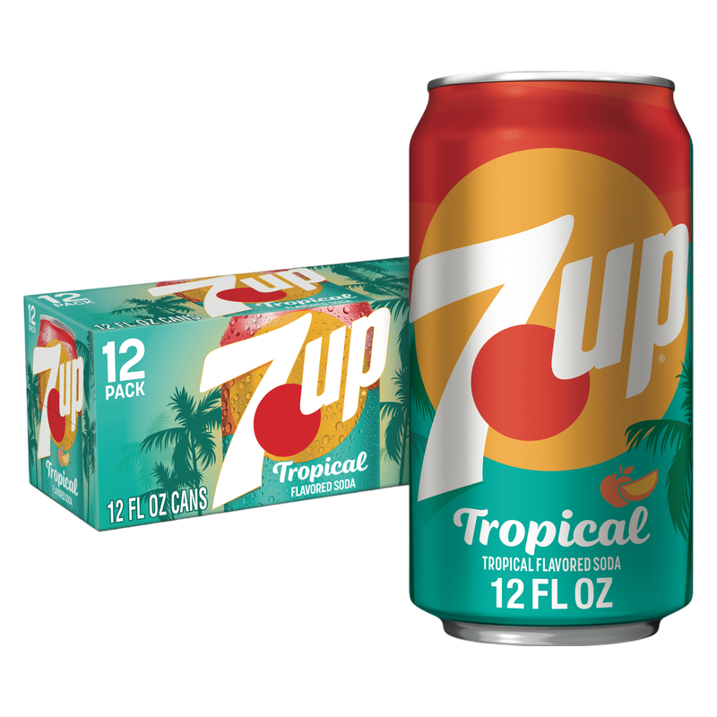 7UP Tropical 12pk 12oz Can