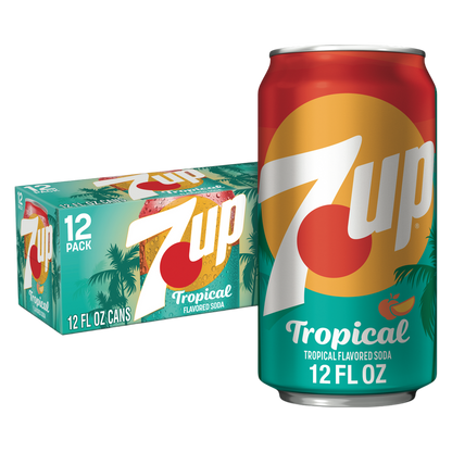 7UP Tropical 12pk 12oz Can