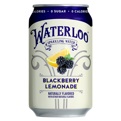 Waterloo Blackberry Lemonade Sparkling Water 12oz Can