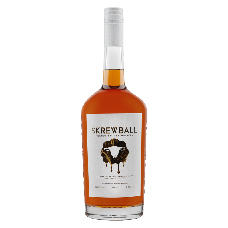 Skrewball Peanut Butter Whiskey 1L (70 Proof)