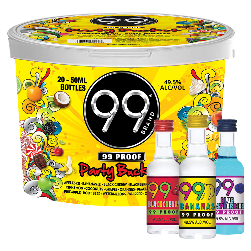 99 Assorted Party Bucket 20pk 50ml (99 Proof)