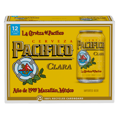 Pacifico 12pk 12oz Can 4.4% ABV