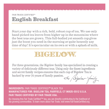 Bigelow Tea English Breakfast Caffeinated Black Tea K-Cups 12ct