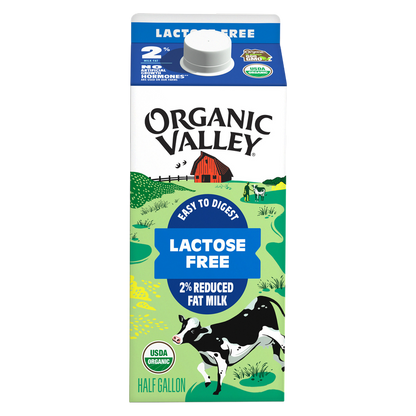Organic Valley Lactose-Free 2% Milk 64 oz