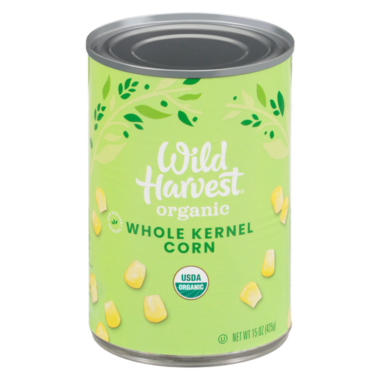 Wild Harvest Organic Whole Kernel Corn 15oz