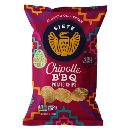 Siete Chipotle BBQ Potato Chips 5.5oz