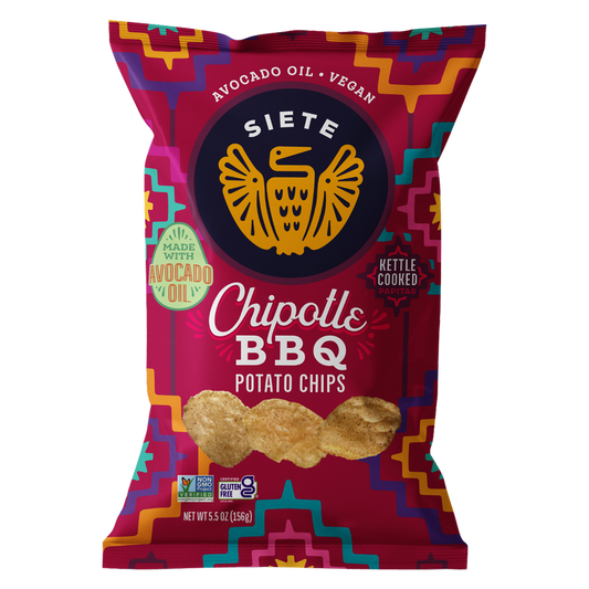 Siete Chipotle BBQ Potato Chips 5.5oz