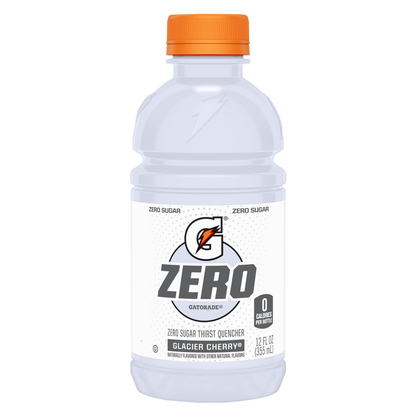 Gatorade Zero Sugar Thirst Quencher Glacier Cherry 12pk 12oz Btl