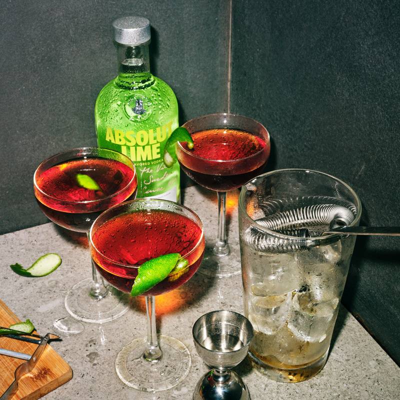 Absolut Lime Vodka 1L (80 Proof)