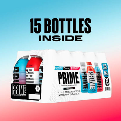 Prime Hydration Freeze Variety Pack 15pk 12oz Btl