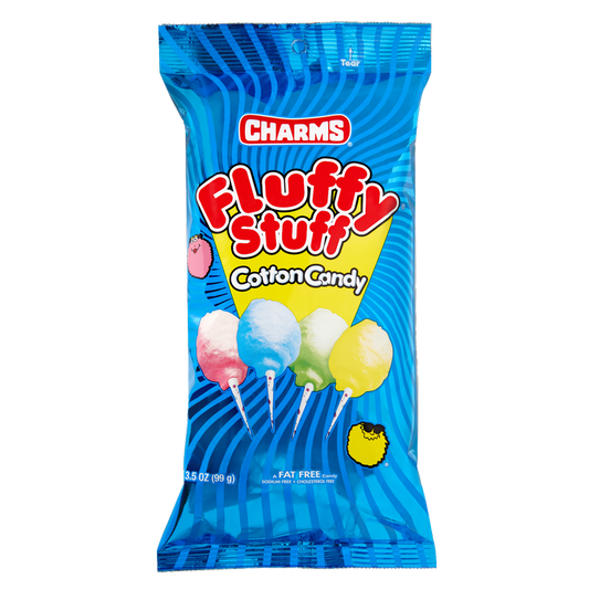 Charms Fluffy Stuff Cotton Candy 3.5oz